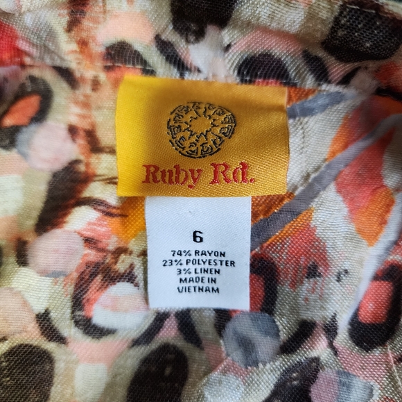 Womens Ruby Rd top - Picture 3 of 3